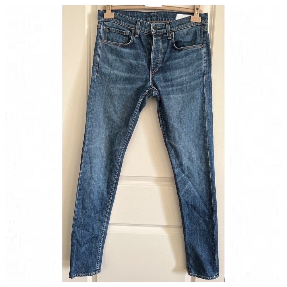 Rag & Bone Blue Denim Slim Jeans 31 x 34